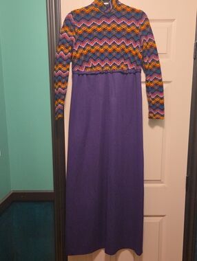 Vintage Reilmans Maxi Dress 1970s/80s